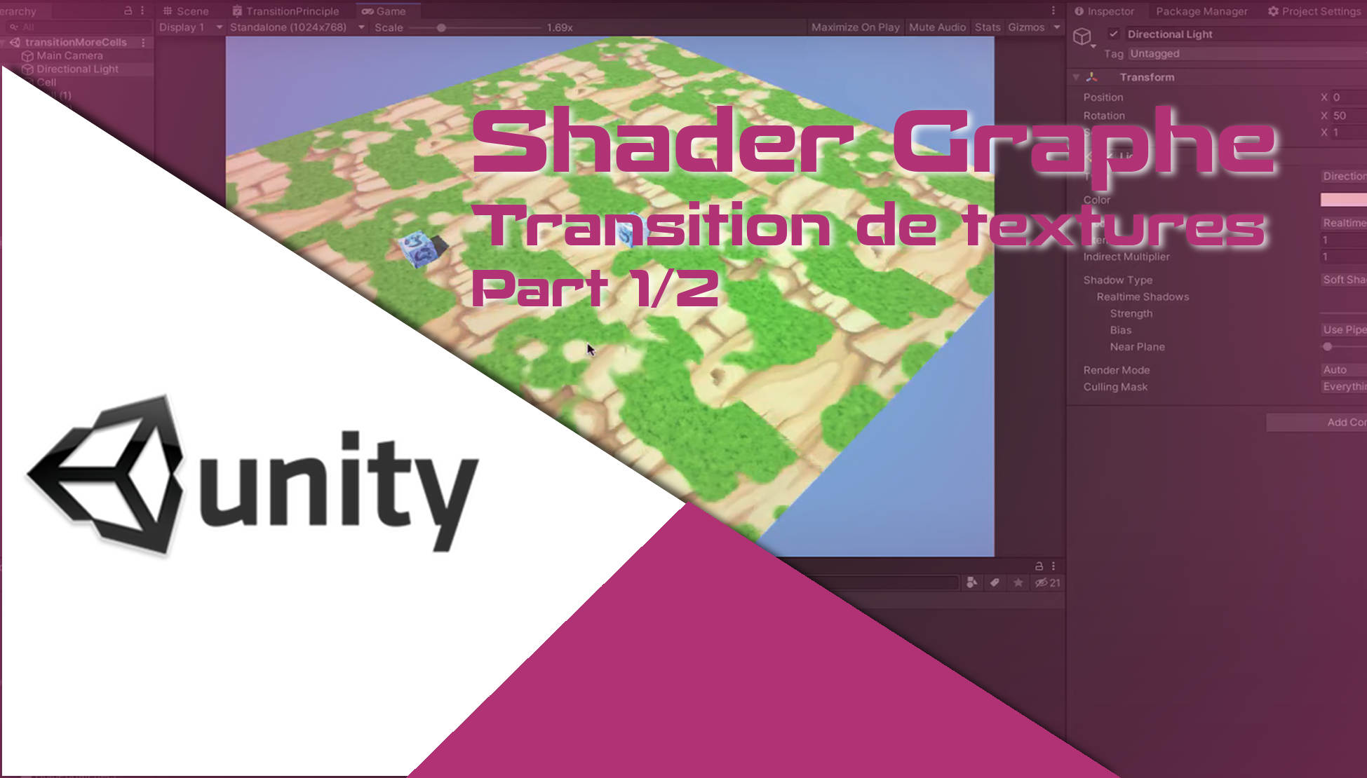 Transition de texture avec le Shader Graphe de Unity - part1