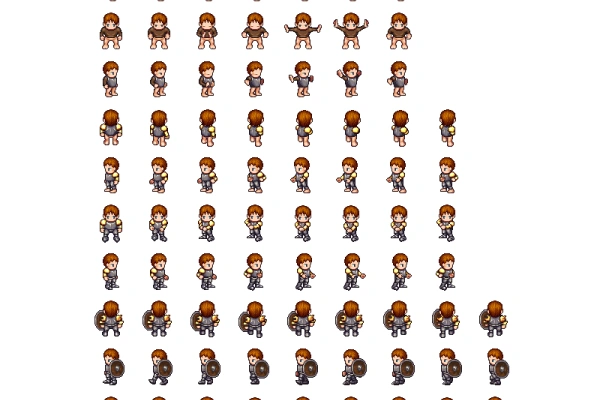 Créer un personnage et l'intégrer dans Gdevelop  #NoobLand #Gdevelop #2