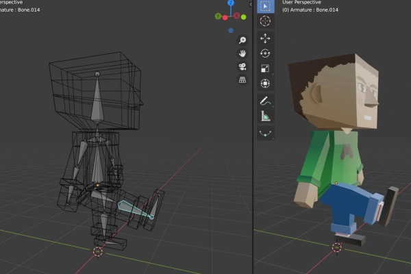 4/6 Votre personnage de jeu pour Unity. Rigging