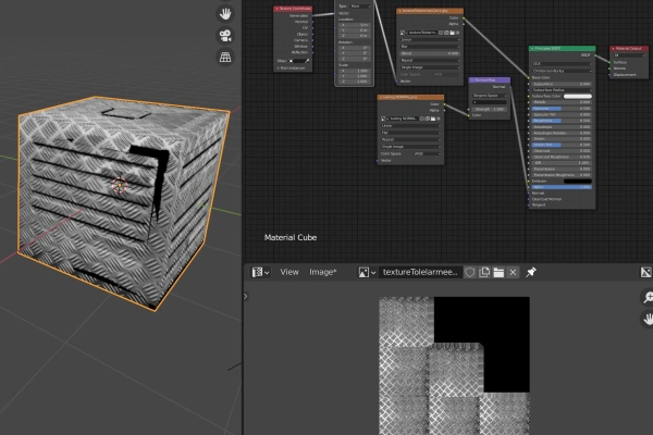 Créer une UV map automatiquement dans Blender