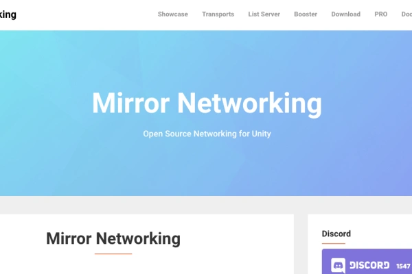 Découvrez Mirror, solution multiplayer pour Unity