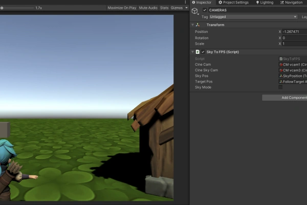 Changer de vue caméra avec Cinemachine de Unity