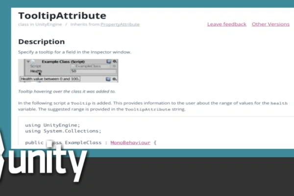 Les attributs dans Unity