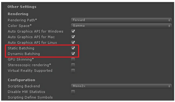 Réduisez vos draw calls avec le Static Batching de Unity