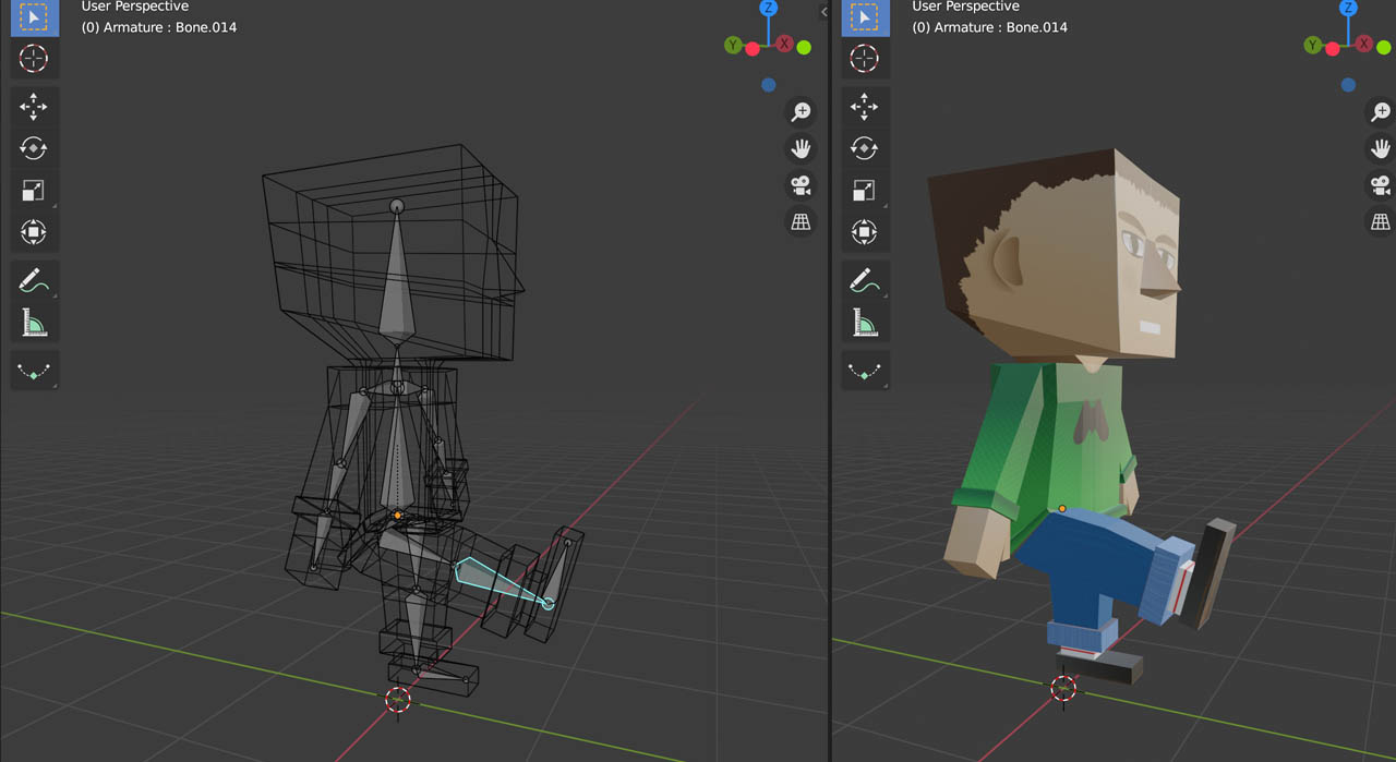 4/6 Votre personnage de jeu pour Unity. Rigging