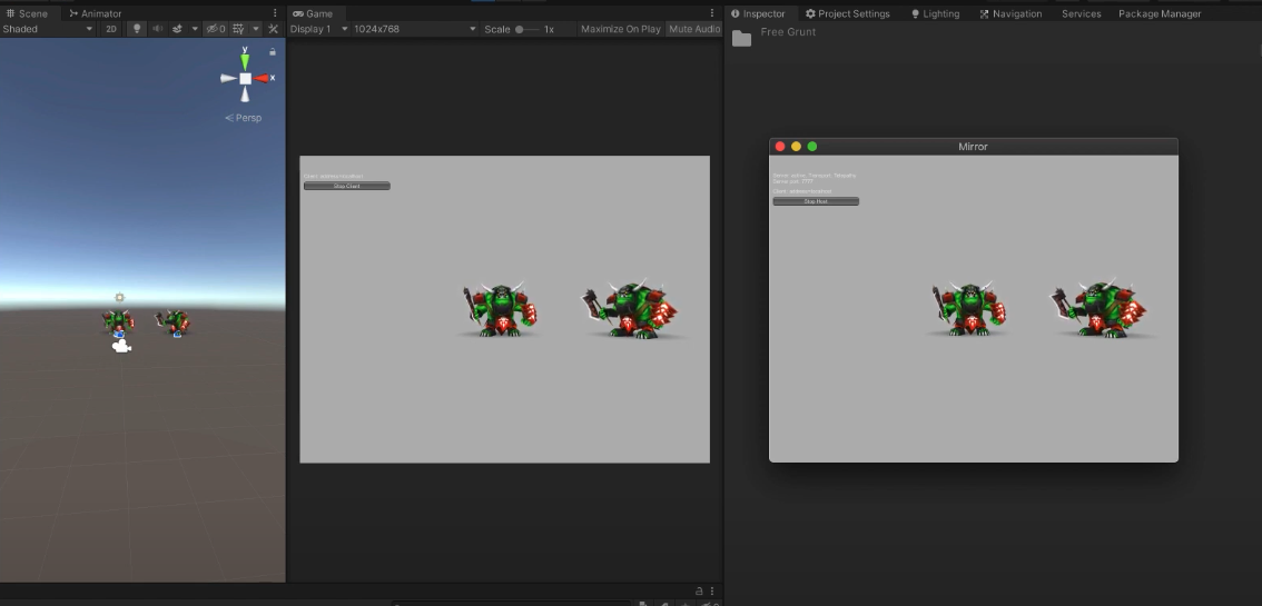 Jeux multiplayer avec Unity et Mirror: synchroniser les animations