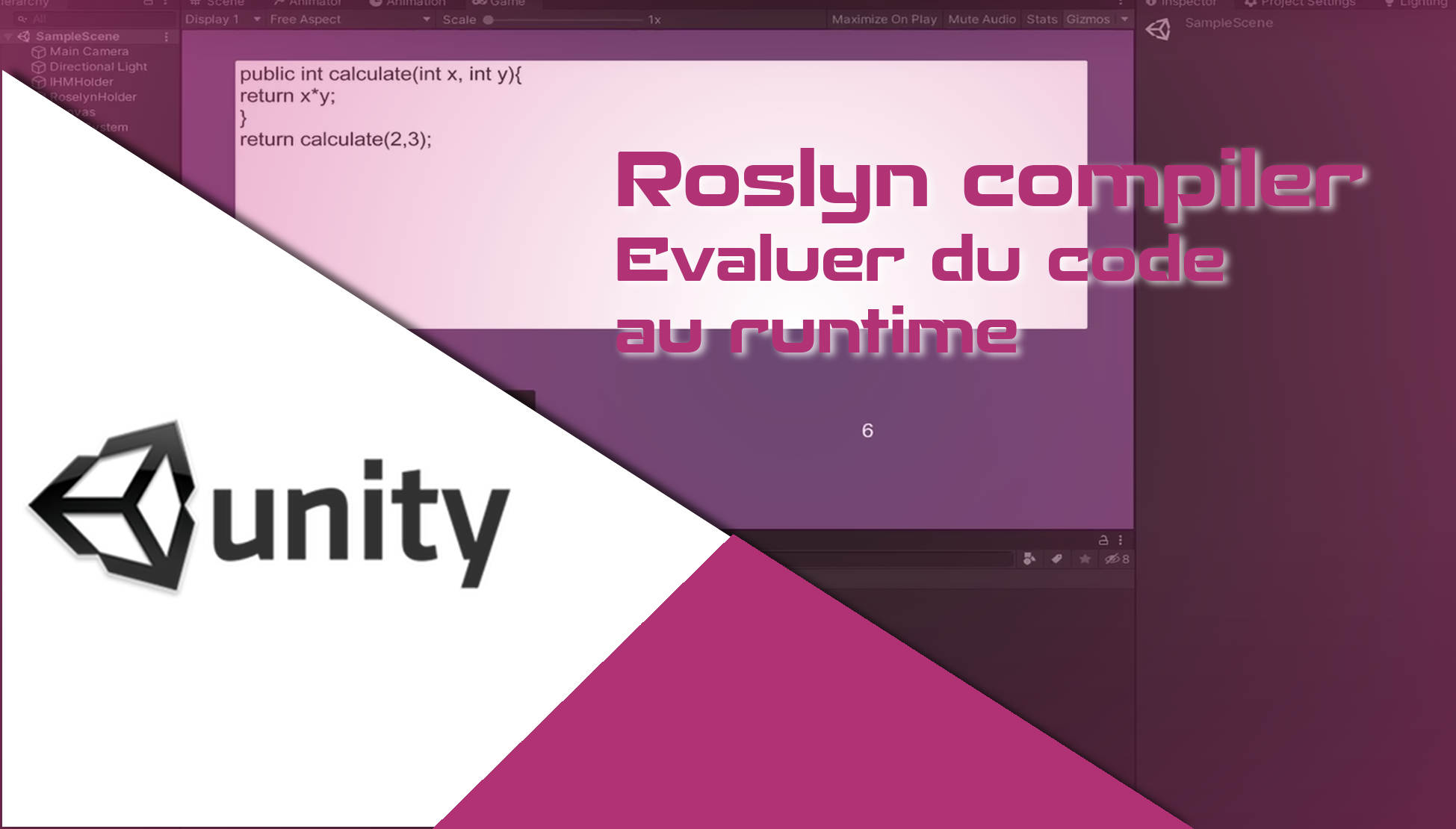 Utiliser le compilateur Roslyn C# dans Unity