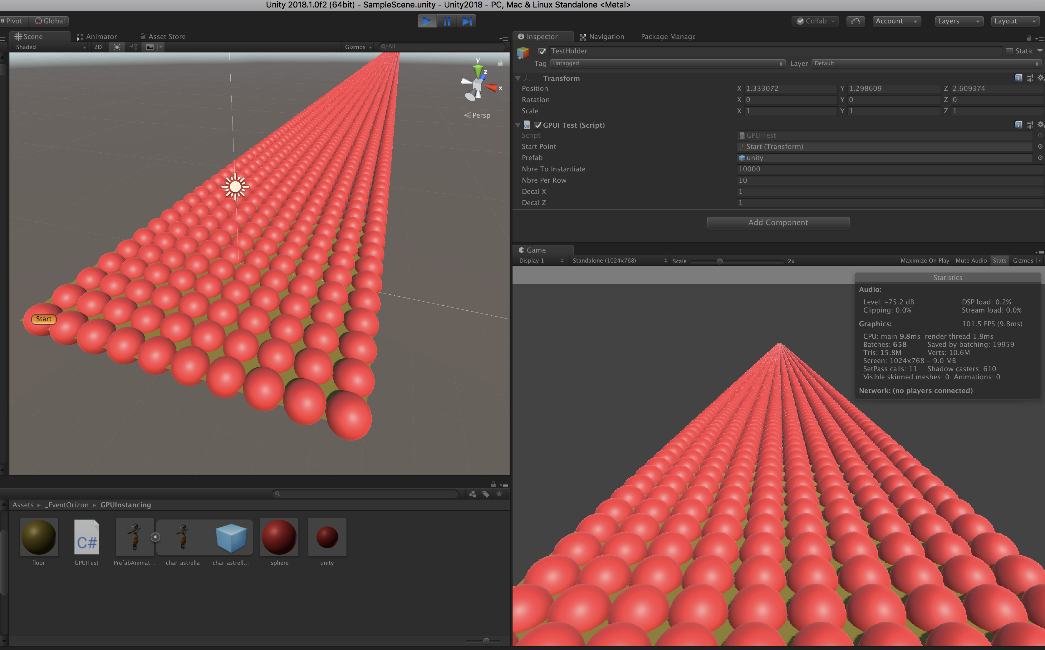 Comment utiliser le GPU Instancing avec Unity ?